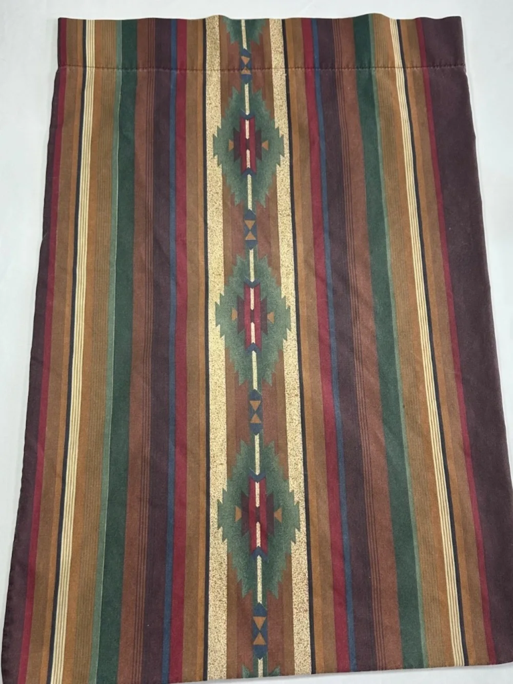 Vintage Dan River Southwest Aztec Queen Sheet Set, Fitted Flat and 2 Cases
